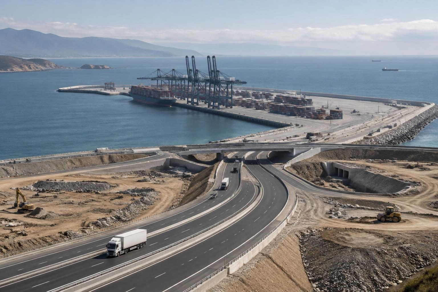 Imagem ilustrativa: EPSA anuncia licitação para acessos do Puerto Exterior, no Chile