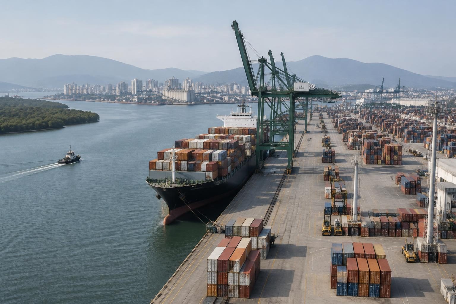 Imagem ilustrativa: Rocha planeja entrada no Porto de Santos em três a quatro anos